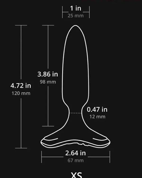 Lovense HUSH 2 Anal Plug 1" App Controlled