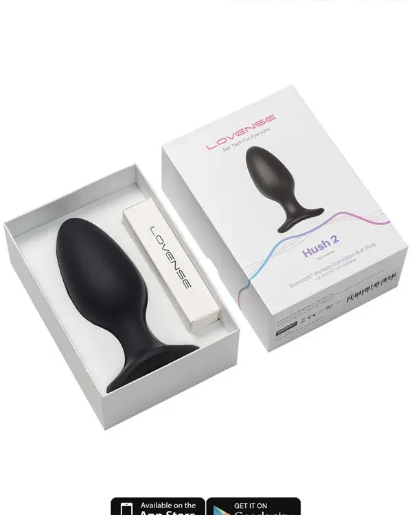 Lovense HUSH 2 Anal Plug 2.25" App Controlled