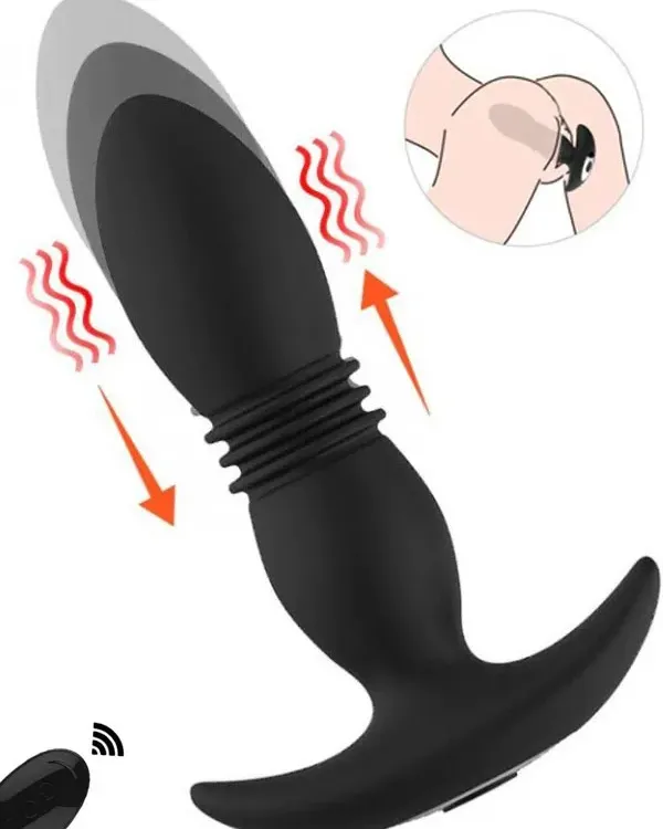 NOXXX Uzaktan Kumandalı İleri Geri Hareketli Şarjlı Anal Dildo