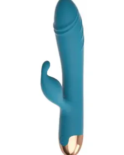 10 Titreşim Modlu Dönme Hareketli Şarjlı Tavşan Vibratör 20 cm