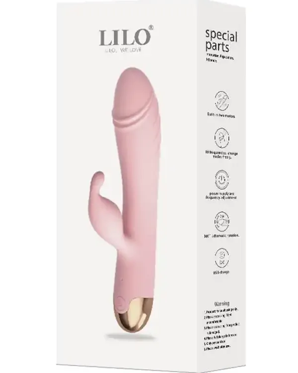 10 Titreşim Modlu Dönme Hareketli Şarjlı Tavşan Vibratör 20 cm