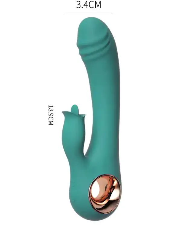 Dil Sitimilasyonlu Isıtmalı Şarjlı Vibratör 19 cm