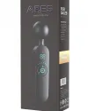 Isıtmalı Şarjlı 12 Titreşim Modlu Wand LCD Ekranlı Vibratör 22 cm