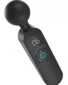 Isıtmalı Şarjlı 12 Titreşim Modlu Wand LCD Ekranlı Vibratör 22 cm