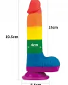 7.5'' Prider Dildo Realistik Penis 19.5 cm