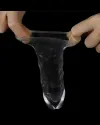 Flawless Şeffaf Penis Kılıfı 2.5 cm Uzatmalı