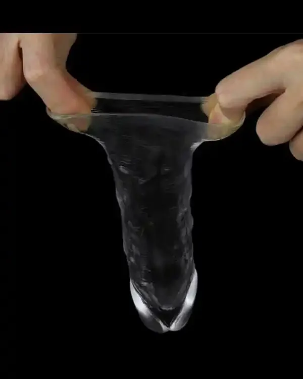 Flawless Şeffaf Penis Kılıfı 2.5 cm Uzatmalı