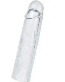 Flawless Şeffaf Penis Kılıfı 2.5 cm Uzatmalı