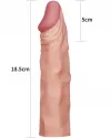 X Tender Gerçekçi Penis Kılıfı 5 cm Uzatmalı