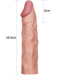 X Tender Gerçekçi Penis Kılıfı 5 cm Uzatmalı