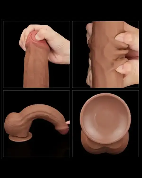 Dual Layer Çift Katmanlı Dildo 29 cm Melez