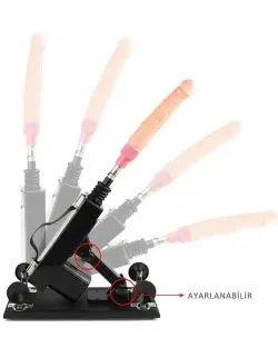 NOXXX Vantuzlu İleri Geri Hareketli Seks Makinesi