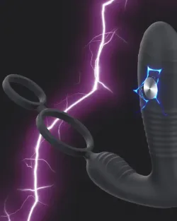 NOXXX Elektro Şoklu Penis Halkalı APP Control Anal Vibratör