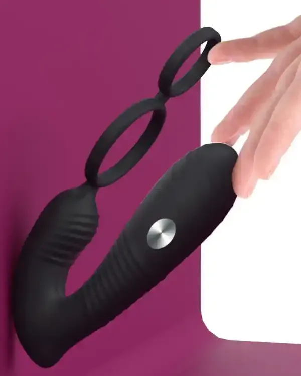 NOXXX Elektro Şoklu Penis Halkalı APP Control Anal Vibratör