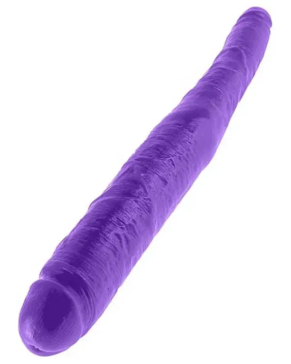 Double Dillio 16" Çift Başlı Dildo 43 cm Mor