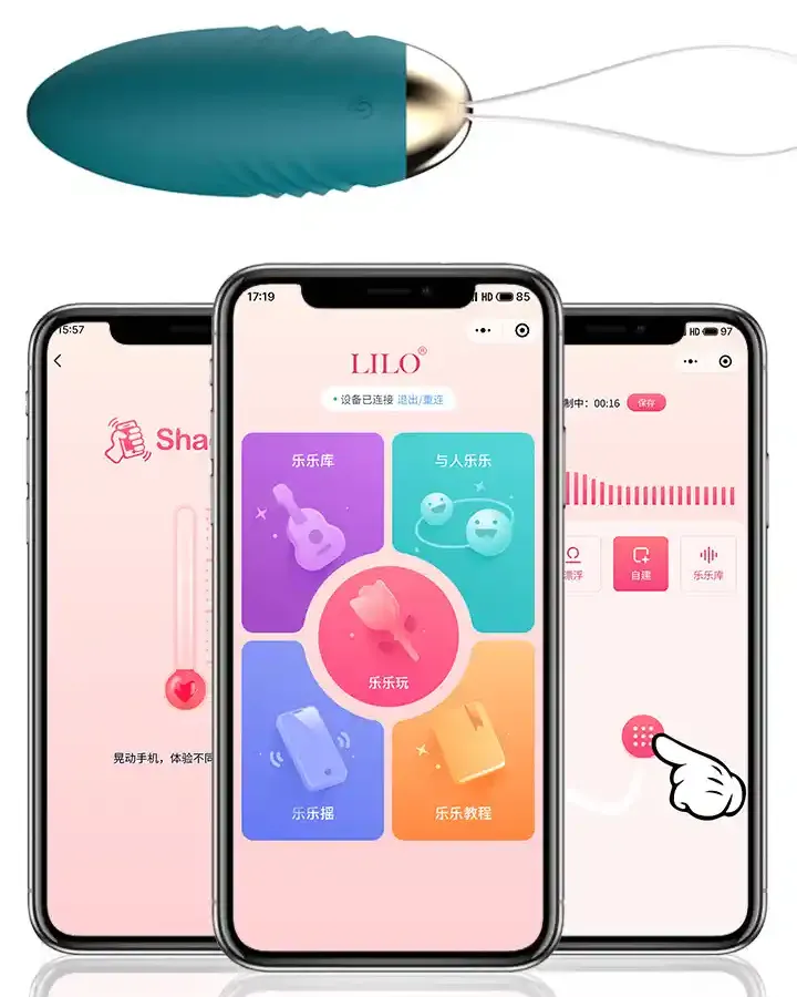 APP Control Giyilebilir Şarjlı Vibratör