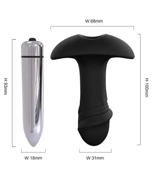 Giyilebilir Titreşimli Penis Butt Plug