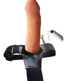 NOXXX Belden Bağlamalı Titreşimli İçi Boş Realistik Penis 21 cm