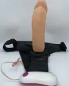 NOXXX Belden Bağlamalı Titreşimli İçi Boş Realistik Penis 21 cm
