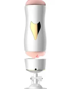 Vajinal ve Oral Titreşimli Şarjlı Sesli Vantuzlu Mastürbatör