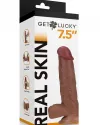 7.5" Dual Layer Oynar Derili Realistik Melez Penis 19 cm
