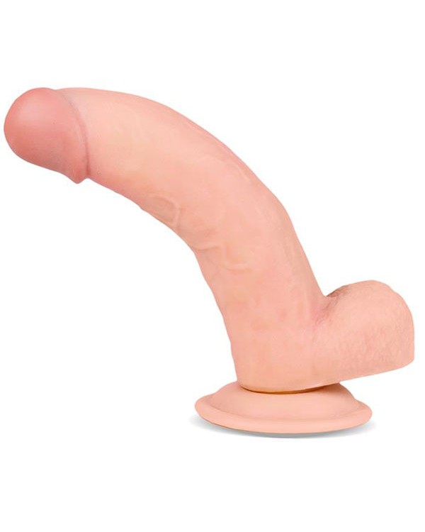 8" Dual Layer Oynar Derili Realistik Penis 20 cm