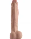 10" Dual Layer Oynar Derili Gerçekçi Penis 25 cm