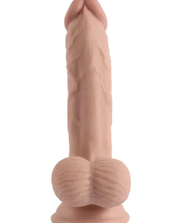 7.6" Dual Layer Oynar Derili Realsitik Dildo 19 cm