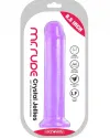 8.5" Realistik Mor Jel Dildo 21.5 cm