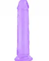 8.5" Realistik Mor Jel Dildo 21.5 cm