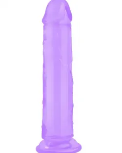 8.5" Realistik Mor Jel Dildo 21.5 cm