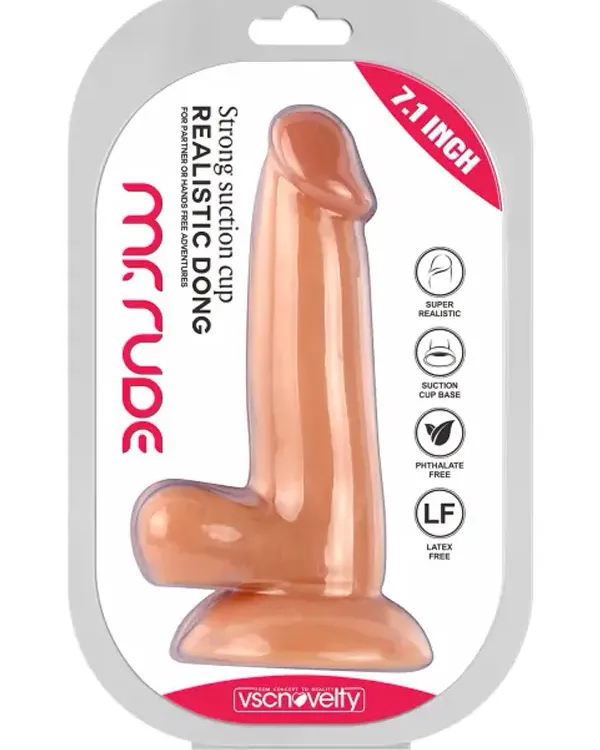 7.1” Realistik Penis 18 cm