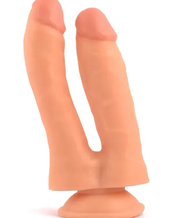 7.3” Çift Başlı Realistik Dildo