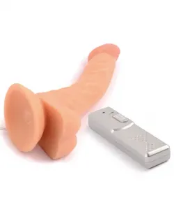 9” Eğik Titreşimli Realistik Penis 23 cm