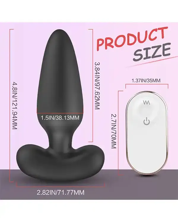 Giyilebilir Uzaktan Kumandalı ve Şarjlı Anal Plug