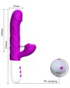İleri Geri Hareketli Isıtmalı ve Emme Modlu Şarjlı Rabbit Vibratör