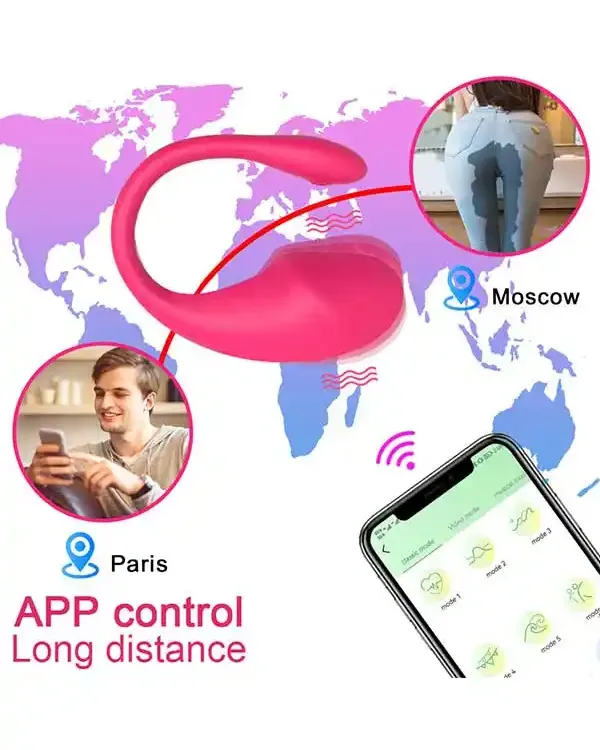 NOXXX Çiftler için Giyilebilir Telefon Kontrollü Vibratör