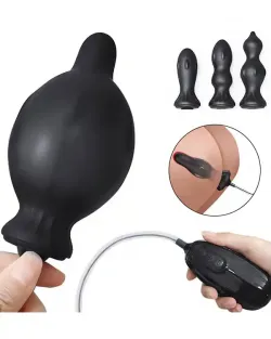 Titreşimli ve Şarjlı Şişirilebilir Anal Set