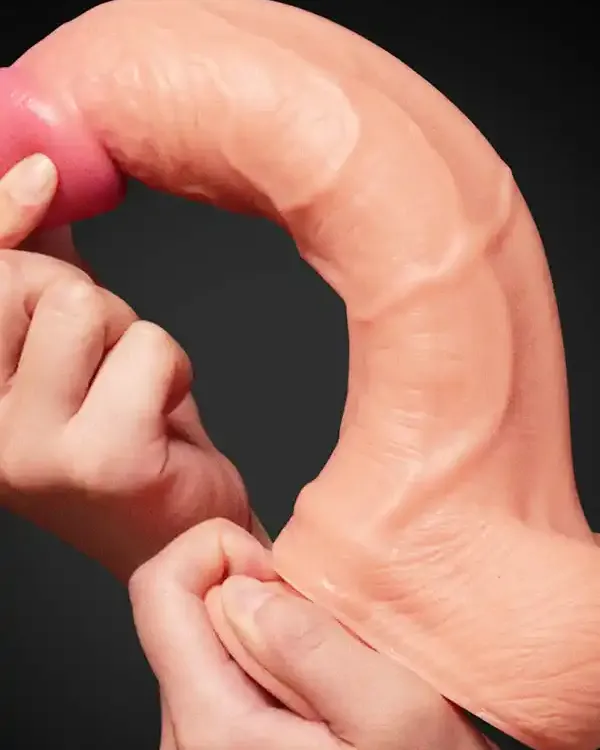 10″ Dual Layer Realistik Dildo 25 cm