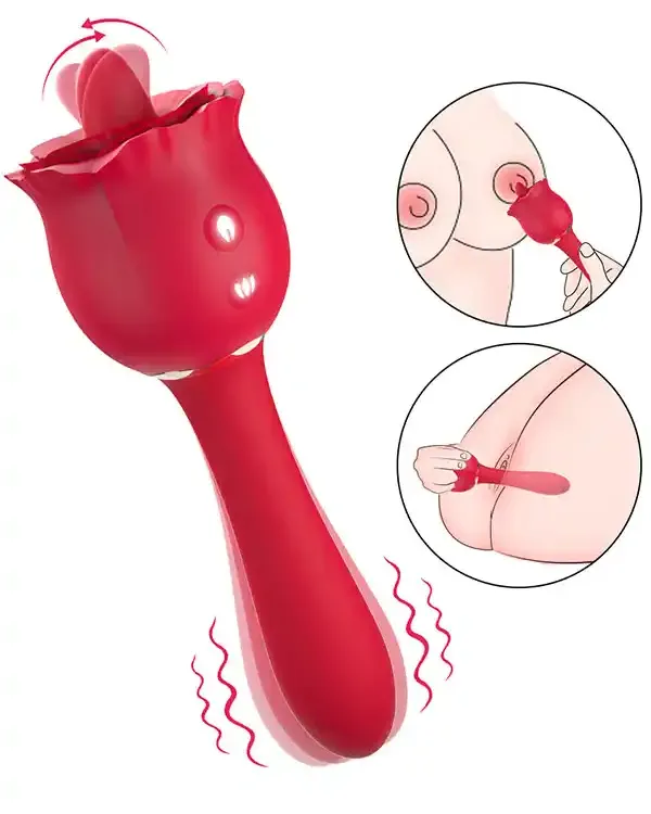 Erojen Bölge Etkili Çift Taraflı Şarjlı Vibratör
