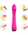 Güçlü Esnek Şarjlı Vibratör 21 cm