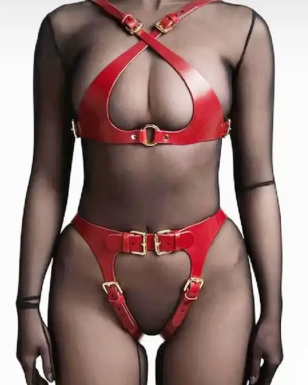 Özel Bölgesi Açık Harness Set