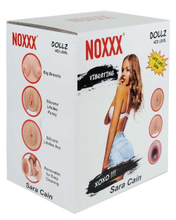 NOXXX Sara Cain 3D Yüzlü Reslistik Vajina Anüslü Şişme Bebek