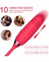NOXXX Titreşimli İtme Hareketli Rose Vibratör