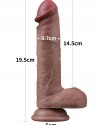7.5'' Dual Layered Silicone Cock
