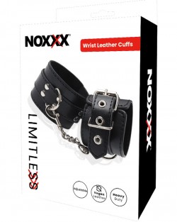 NOXXX LIMITLESS Siyah Deri El Kelepçesi