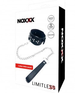 NOXXX LIMITLESS Siyah Deri Boyun Tasması