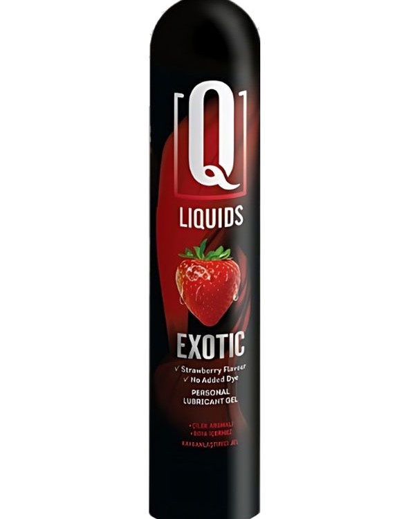 Q Liquids Excotic Çilek Aromalı Kayganlaştırıcı Jel 125 ml