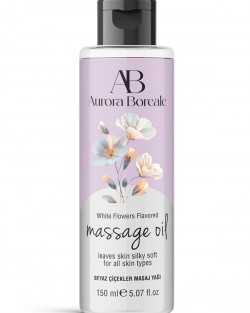 Aurora Boreale Beyaz Çiçek Aromalı Masaj Yağı 150ml