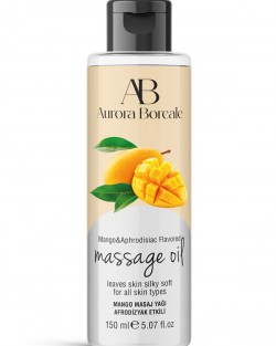 Aurora Boreale Mango Aromalı Afrodizyaklı Masaj Yağı 150ml